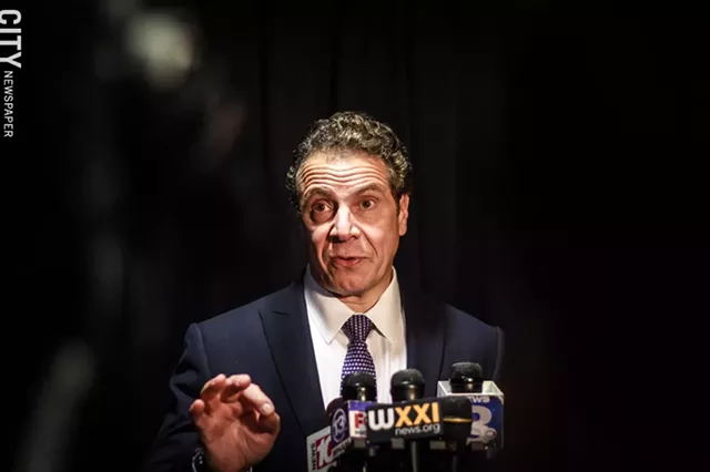 Governor Andrew Cuomo campaigned hard but had no trouble defeating challenger Cynthia Nixon in the Democratic primary. - PHOTO PROVIDED