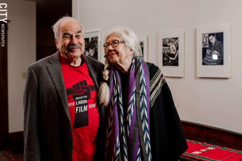 Marilyn Anderson and Jon Garlock: Documenting the contributions of workers. - PHOTO BY JOSH SAUNDERS