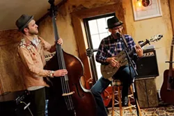 Blues duo Hotel Cadillac is Ryan Yarmel (left) and Roger Kuhn. - PHOTO BY GERRY SZYMANSKI