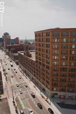 Sibley Tower houses market-rate apartments, affordable units for older residents, and, under development, “workforce” housing. - PHOTO BY RYAN WILLIAMSON