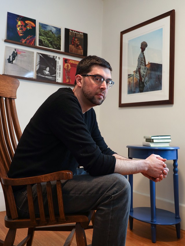 Democrat and Chronicle education reporter Justin Murphy, pictured in his home, says he hopes the history he unearthed in his new book, "Your Children Are Very Greatly In Danger," will illuminate a quest for "a new resolution to stop lying about the way things are."