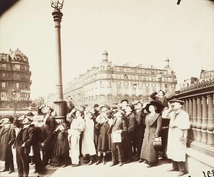 Eugène Atget'S 1912 photo, "L’Éclipse." - PHOTO COURTESY GEORGE EASTMAN MUSEUM