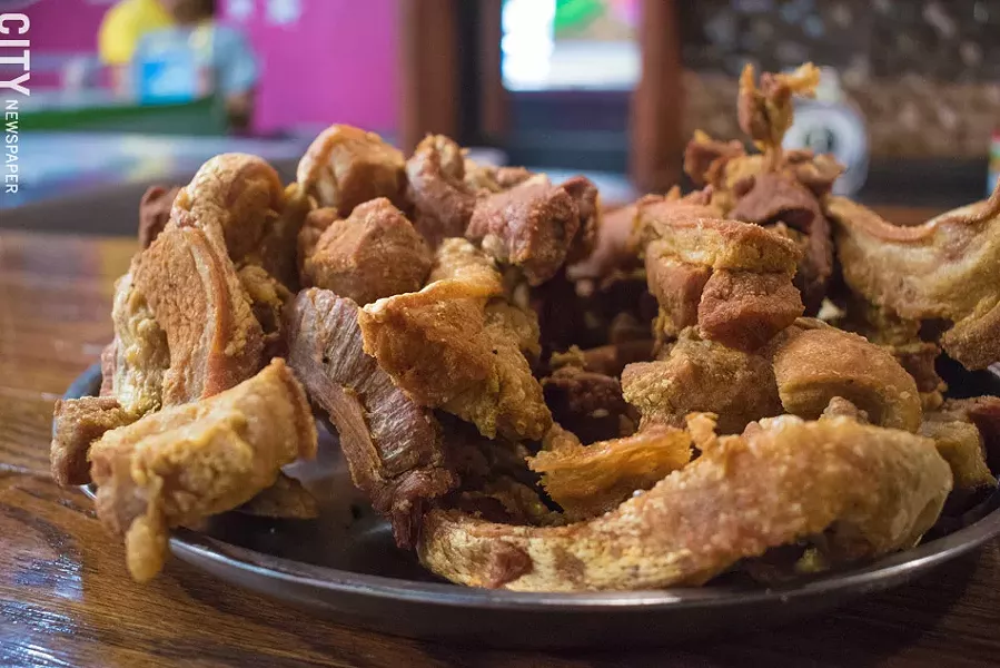Chicharron de cerdo. - PHOTO BY JACOB WALSH