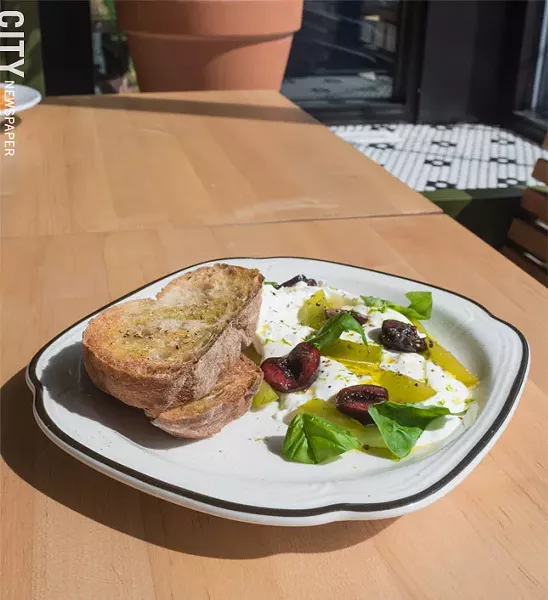Broken burrata. - PHOTO BY JACOB WALSH