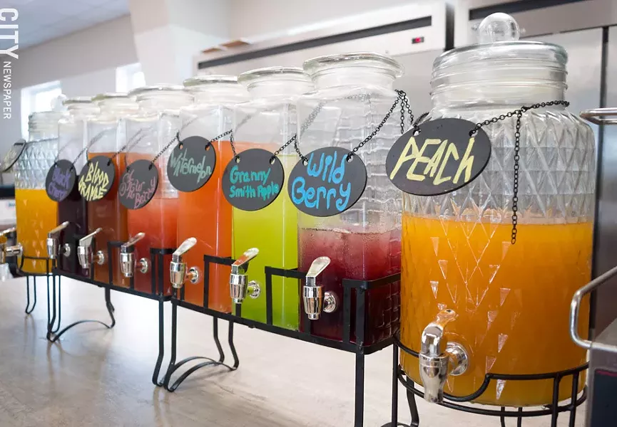 SPIEDIElicious does not sell soda, but instead offers eight house-made juice drinks. - PHOTO BY JACOB WALSH