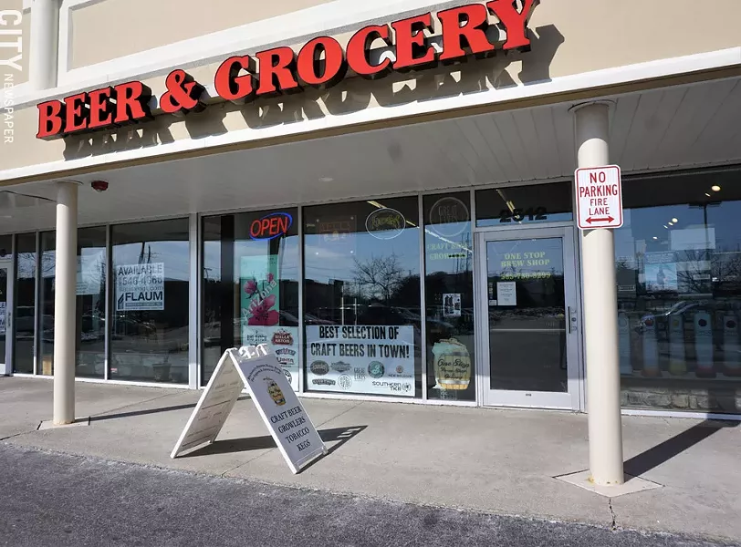 One Stop Brew Shop is located in Erie Canal Commons on Ridgeway Avenue. - PHOTO BY GINO FANELLI