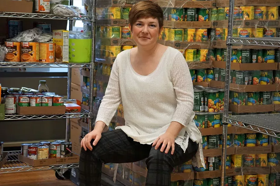 The South Wedge Food Program has lost about half its volunteers and experienced a 60 percent increase in demand, said the Rev. Katie Jo Suddaby, the pantry's director. - PHOTO BY GINO FANELLI