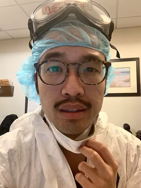 Dr. Jeffrey Le, a Rochester-area native, practices medicine in New York City, the epicenter of coronavirus in the United States. - PROVIDED BY DR. JEFFREY LE