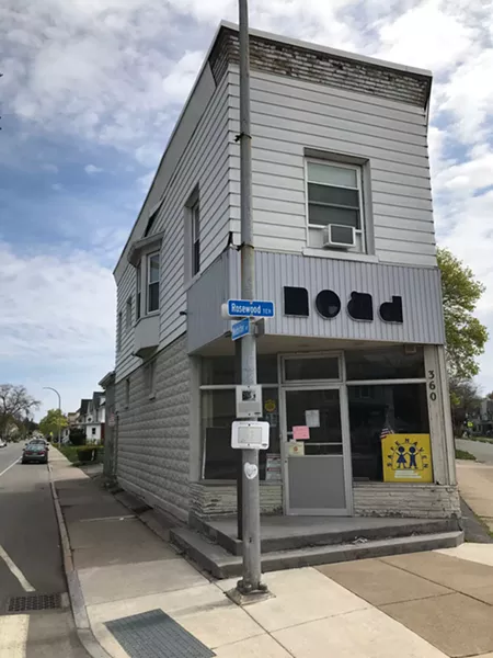 North East Area Development community association at the corner of Webster Avenue and Rosewood Terrace. - PHOTO BY DAVID ANDREATTA