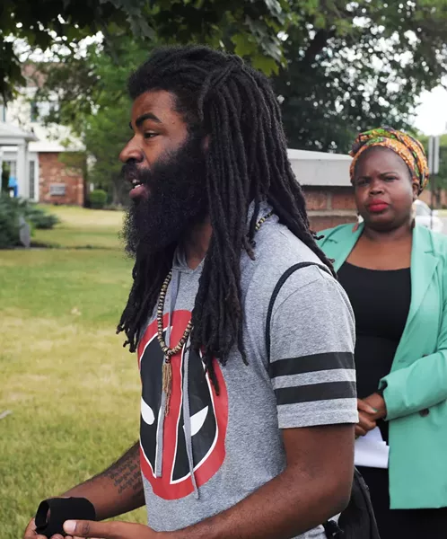 Shaq Payne, an educator at Vertus charter school, said grassroots programs he participated in as a teen made a positive difference in his life. - PHOTO BY JEREMY MOULE