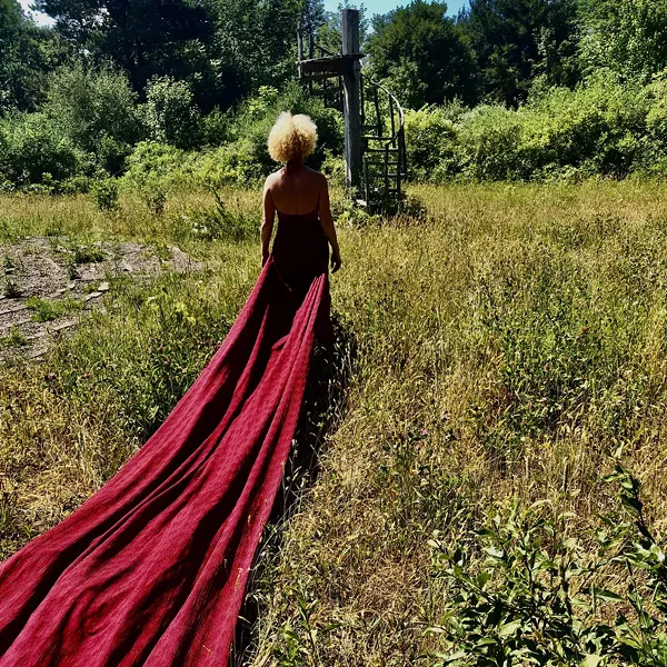 A still photo from BIODANCE's "Red Pilgrimage." - PHOTO BY CLAIRE HARTE