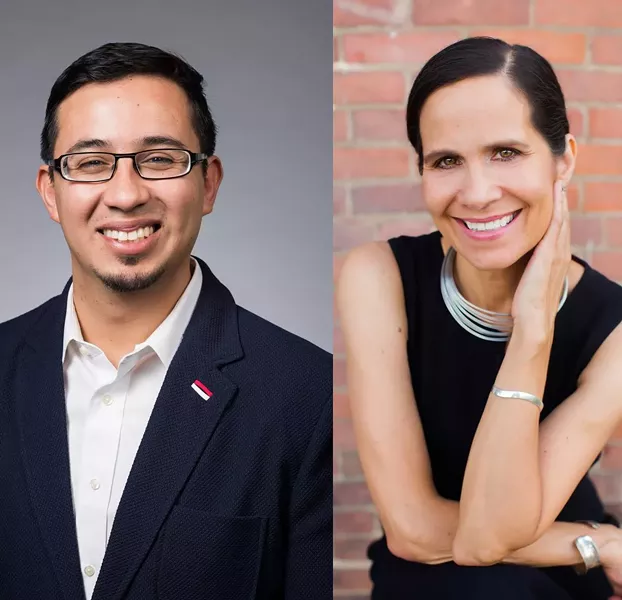 Pablo Miguel Sierra Silva, left, is a history professor at the University or Rochester. Annette Ramos is the executive director of the Rochester Latino Theatre Company. - PHOTOS PROVIDED