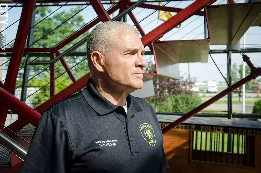 Sam DeRosa, Monroe County fire coordinator. - PHOTO BY MARK CHAMBERLIN
