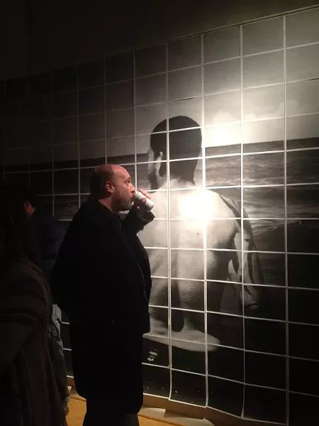 Part of John Lake's photo installation at Axom Gallery. - PHOTO BY REBECCA RAFFERTY