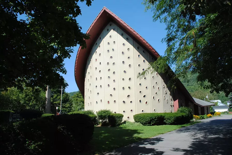A Naples showpiece: St. Januarius Church.K - PHOTO BY CYNTHIA HOWK FOR THE LANDMARK SOCIETY OF WESTERN NEW YOR