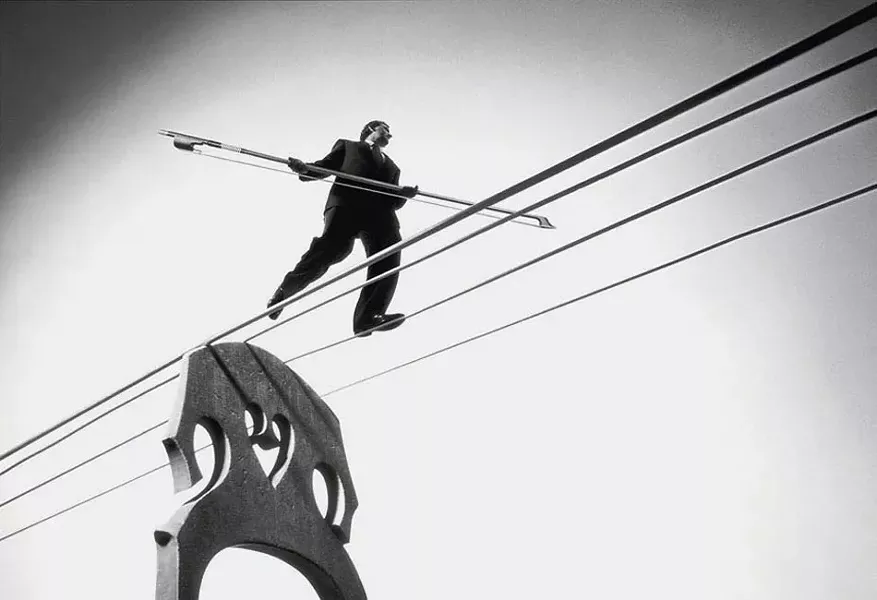 "Elie's Tune" is part of an exhibit of work by photocomposer Ryszard Horowitz at RIT's University Gallery through May 26. - PHOTO PROVIDED