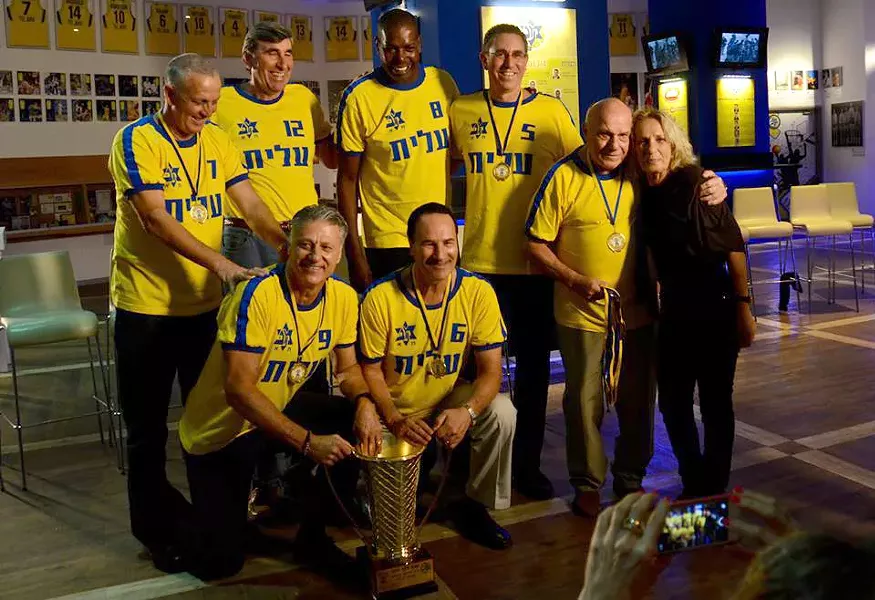 Members of the 1977 Maccabi Tel Aviv basketball team, in "On the Map." - PHOTO COURTESY HEY JUDE PRODUCTIONS