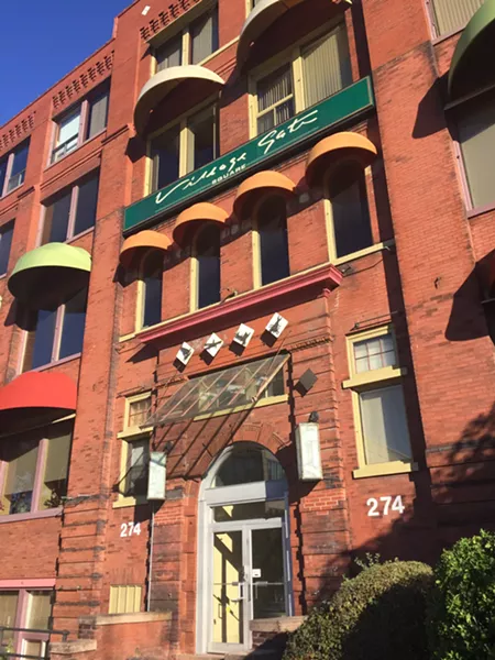 Village Gate plaza on North Goodman in Rochester's Neighborhood of the Arts. - PHOTO BY CHRISTINE CARRIE FIEN
