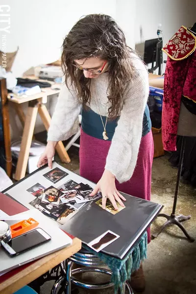 Virginia Monte in her studio space in Village Gate. - PHOTO BY KEVIN FULLER