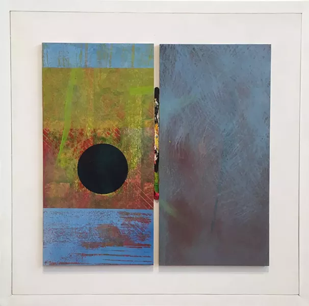 Paul Garland's "In This," part of his solo exhibition "Turning Fifty" at AXOM Gallery. - PHOTO PROVIDED