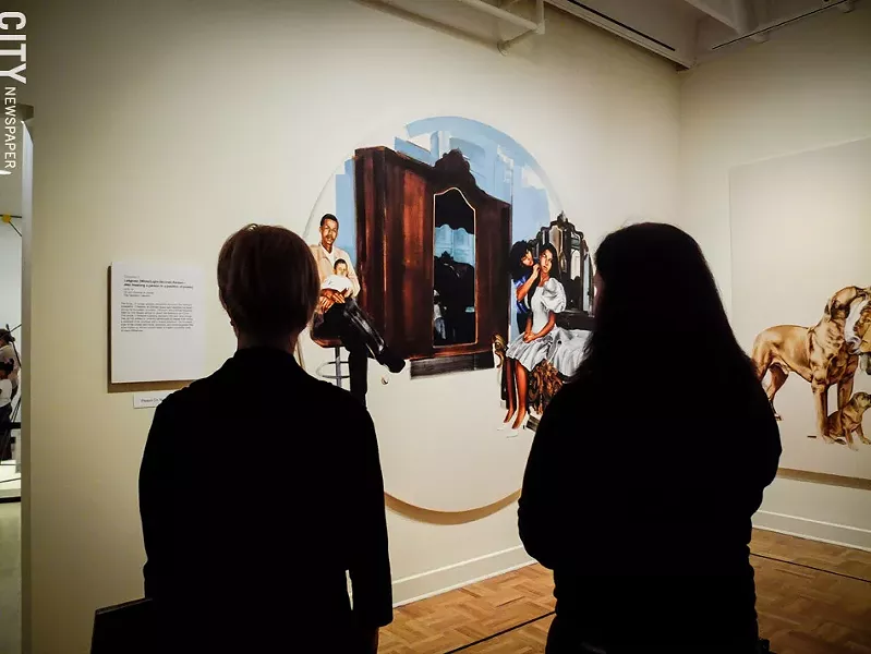 Detail of a chapter of "Pax Kaffraria" at Memorial Art Gallery. - PHOTO BY KEVIN FULLER