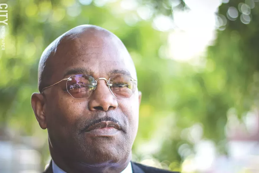 Democratic challenger Jim Sheppard - PHOTO BY KEVIN FULLER