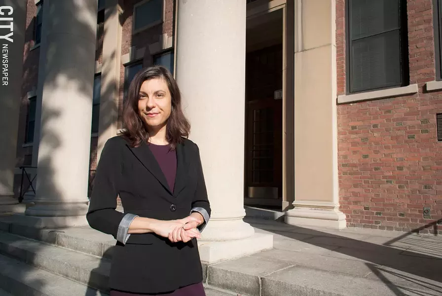 Irondequoit Town Board member Nicole Hushla Re: "There's nothing sexy about working in politics." - PHOTO BY RYAN WILLIAMSON
