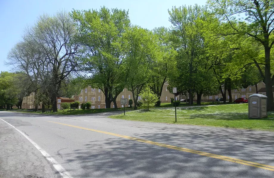 Architect’s rendering of a proposed new Cobbs Hill Village building on Norris Drive in southeast Rochester. - ARTWORK PROVIDED
