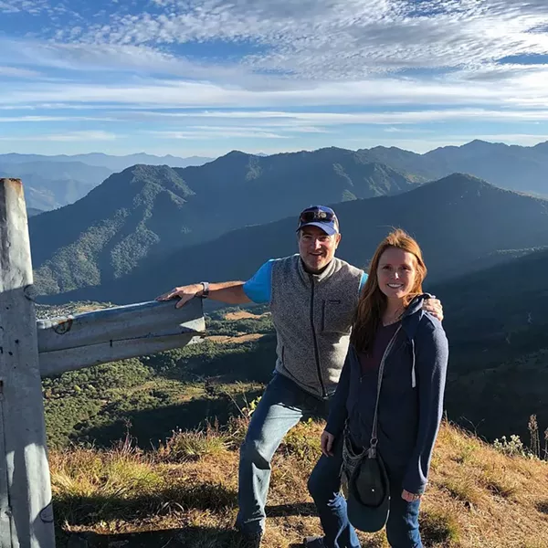 Heather Layton and Brian Bailey in the hills of Nagaland, a remote state in Northeast India. - PROVIDED PHOTO