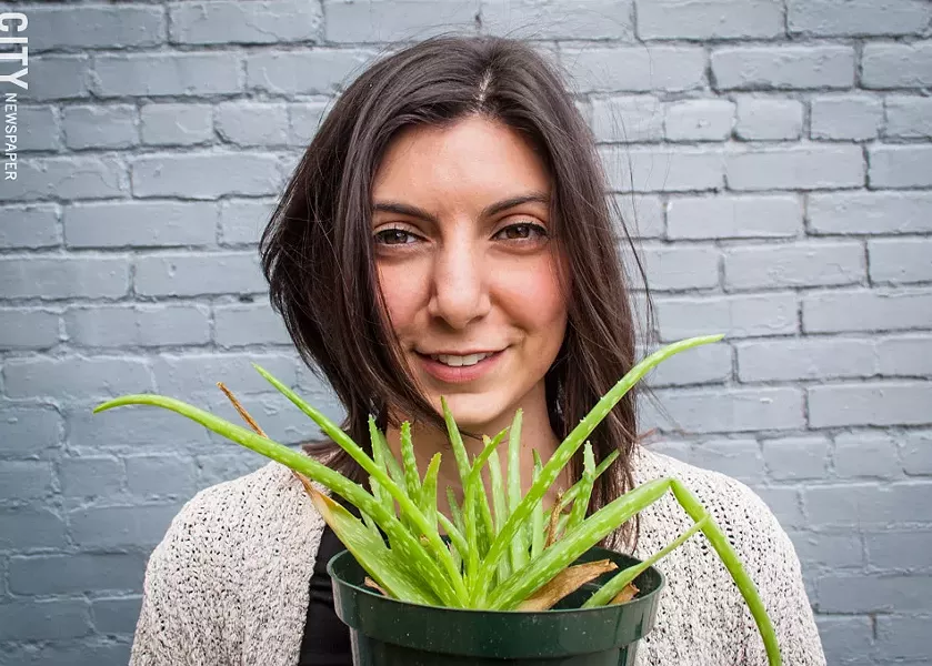 Jacalyn Meyvis of Webster has been trying to cut down on her use of disposable products, especially those made of plastic. - PHOTO BY RYAN WILLIAMSON