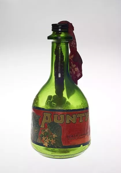 Betye Saar's 1973 mixed-media assemblage "Liberation of Aunt Jemima: Cocktail." - PHOTO COURTESY JONATHAN DORADO / BROOKLYN MUSEUM