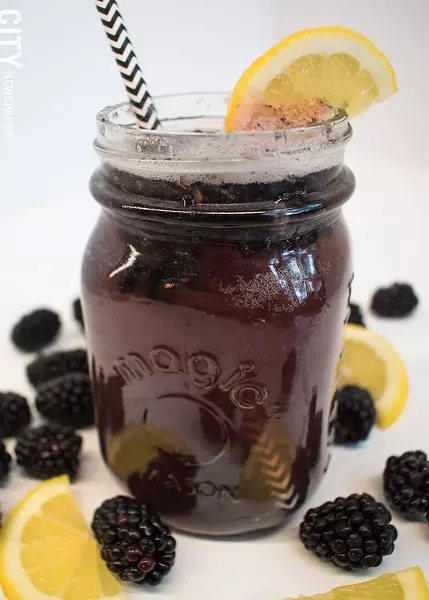 Make soda at home: the Honey Lemon Fizz (or create a variation of your own). - PHOTO BY RYAN WILLIAMSON