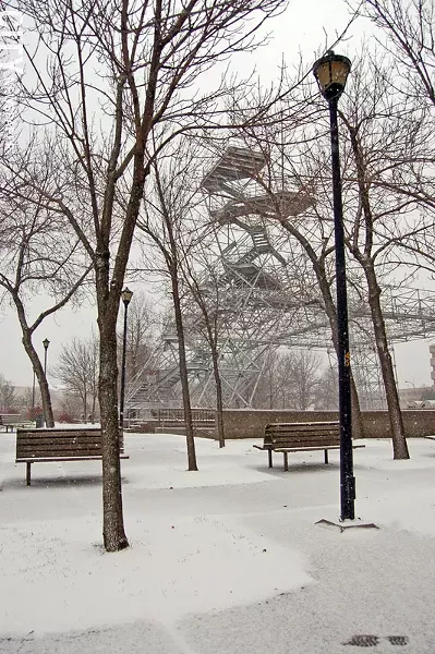Manhattan Square Park in downtown Rochester will be converted into a holiday market and event village during December. - FILE PHOTO