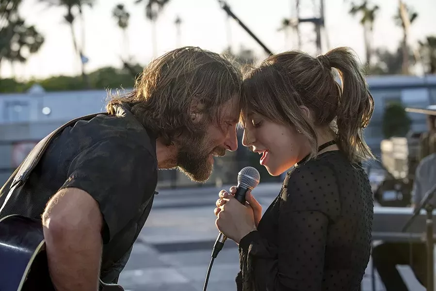 Bradley Cooper and Lady Gaga in "A Star is Born." - PHOTO COURTESY WARNER BROS