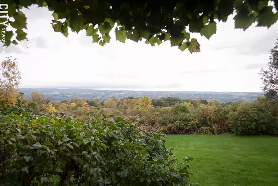 The view from Stonecat's back patio overlooks Seneca Lake. - PHOTO BY REBECCA RAFFERTY