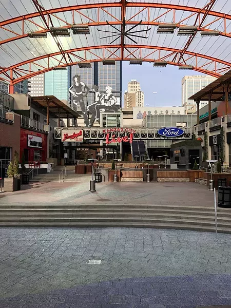Kansas City Live!, a downtown entertainment venue, hosts more than 50 concerts and other events a year. - PHOTO BY STEVE CARTER