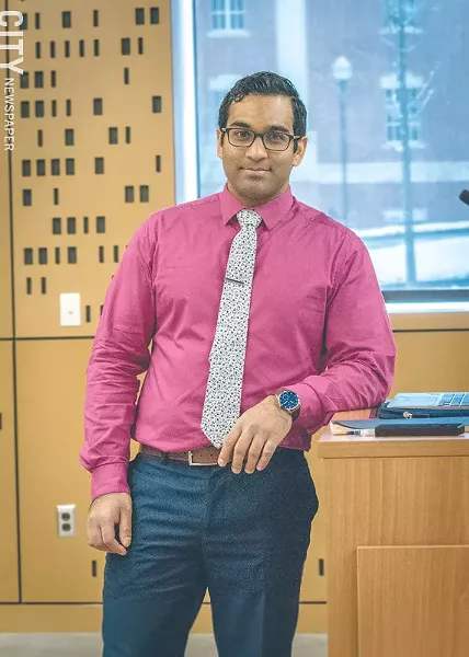 Rohith Palli of Rochester for NY Health says that a statewide single-payer health coverage program would save New Yorkers money and give them better access to necessary care. - PHOTO BY RYAN WILLIAMSON