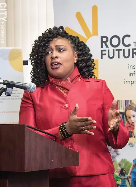 Mayor Lovely Warren said today taking action to improve the city school district is not optional. - PHOTO BY JACOB WALSH