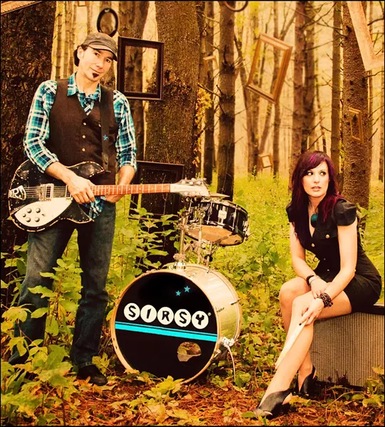 Sirsy—comprised of guitarist Rich Libutti and vocalist-drummer Melanie Krahmer—will play Record Archive on March 27 as part of the store's Women's History Month Happy Hour series. - PHOTO BY CELIA KELLY