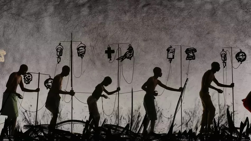 A digital scan from William Kentridge's "More Sweetly Play the Dance." - PHOTO PROVIDED