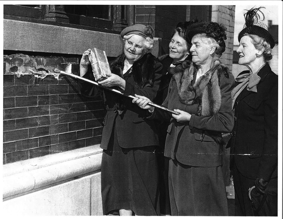 The cornerstone to the YWCA building was set in 1947 on North Clinton Ave. by Hattie M. Strong. - PHOTO PROVIDED