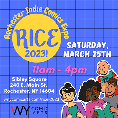 RICE: The Rochester Indie Comics Expo