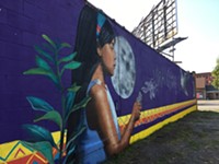WALL\THERAPY 2017: Lucinda Yrene's mural celebrates motherhood, healing