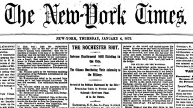 Mourning in the Mourning: The Rochester Riot of 1872 - Vimarsana News