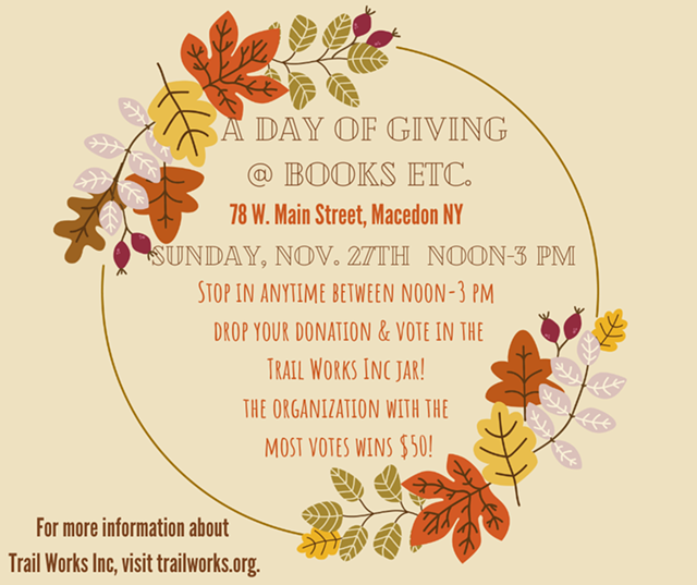Trail Works, Inc: A Day of Giving - Vimarsana News