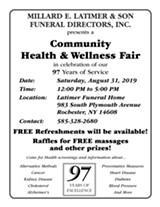 FREE Community Health & Wellness Fair - Uploaded by Millena Latimer