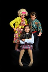Cora Gundy, Aaliyah Nicholas, and Owen Palomaki in Matilda at A Magical Journey Thru Stages - Uploaded by Greg Maddock