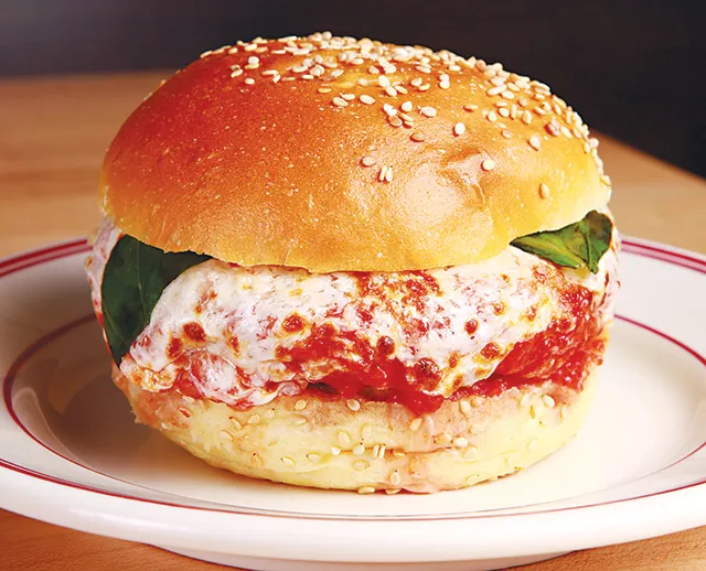 A sample sandwich from Parm in NYC