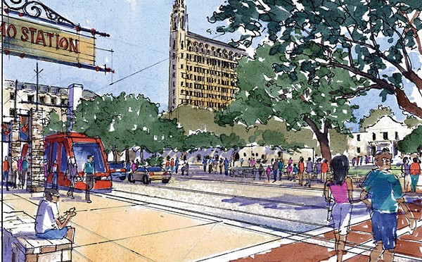 A VIA vision of the future with a Downtown streetcar - COURTESY PHOTO