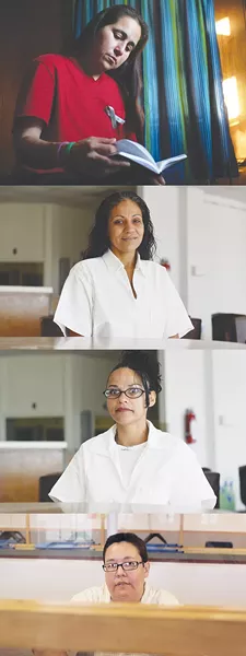 Anna Vasquez planned on attending nursing school when she was arrested at age 19; Cassandra "Cassie" Rivera was raising two young children when arrested at age 19; Elizabeth Ramirez was 20 years old and pregnant when arrested; Kristie Mayhuh, arrested at age 21, was studying to become a veterinarian. - MICHAEL BARAJAS